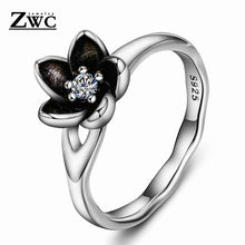 Load image into Gallery viewer, ZWC 2019 Fashion Classic Six Claw AAA Zircon Wedding Rings for women Jewelry Wedding Engagement Female Crystals Ring Gift