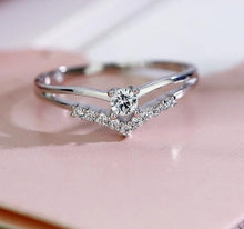 Load image into Gallery viewer, Hot Sale Rings For Women AAA White Zircon Cubic elegant rings Female Wedding jewerly New Trendy Crystal ring 6/7/8/9/10 Size