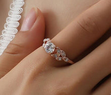 Load image into Gallery viewer, Hot Sale Rings For Women AAA White Zircon Cubic elegant rings Female Wedding jewerly New Trendy Crystal ring 6/7/8/9/10 Size