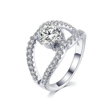 Load image into Gallery viewer, Hot Sale Rings For Women AAA White Zircon Cubic elegant rings Female Wedding jewerly New Trendy Crystal ring 6/7/8/9/10 Size