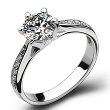 Load image into Gallery viewer, Hot Sale Rings For Women AAA White Zircon Cubic elegant rings Female Wedding jewerly New Trendy Crystal ring 6/7/8/9/10 Size
