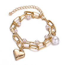 Load image into Gallery viewer, Yobest 6 Pcs/Set Bohemian Tassel Beads Charm Bracelets Set For Women Girls Fashion Pineapple Heart Geometric Bracelet Jewelry