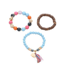 Load image into Gallery viewer, Yobest 6 Pcs/Set Bohemian Tassel Beads Charm Bracelets Set For Women Girls Fashion Pineapple Heart Geometric Bracelet Jewelry