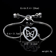 Load image into Gallery viewer, Silver Color Family Charm Bracelets Father Mother Girl Boy Rose Flowr Mom Pendant Bracelet Fashion Jewelry Mother's Day Gift