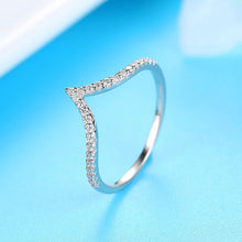 Load image into Gallery viewer, Rose Gold Zircon Ring Woman Magical Beautiful Accessories Engagement Ball Accessories Cubic Zirconia Jewelry Classic Fashion