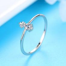 Load image into Gallery viewer, Rose Gold Zircon Ring Woman Magical Beautiful Accessories Engagement Ball Accessories Cubic Zirconia Jewelry Classic Fashion