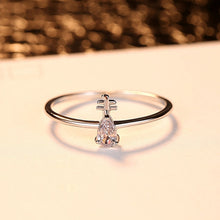 Load image into Gallery viewer, Rose Gold Zircon Ring Woman Magical Beautiful Accessories Engagement Ball Accessories Cubic Zirconia Jewelry Classic Fashion