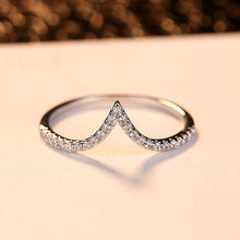 Load image into Gallery viewer, Rose Gold Zircon Ring Woman Magical Beautiful Accessories Engagement Ball Accessories Cubic Zirconia Jewelry Classic Fashion