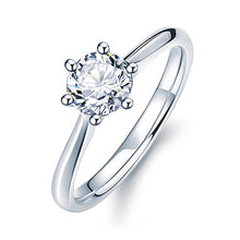 Load image into Gallery viewer, BFH Trendy Crystal Engagement Claws Hot Sale Rings For Women AAA Zircon Cubic Ring Female Wedding Jewelry 2019 double eleven