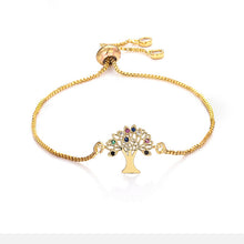 Load image into Gallery viewer, Women's cz rainbow bracelets bangles devil's eye bracelet zircons colorful rainbow bracelet femme jewelry accessories gift