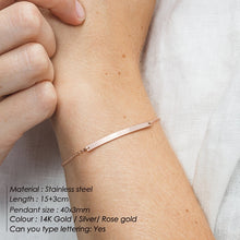 Load image into Gallery viewer, Laramoi Personality Women Bracelet Long Strip Metal Charm Female Bracelet Stainless Steel Gold/Silver Color Jewelry Gifts