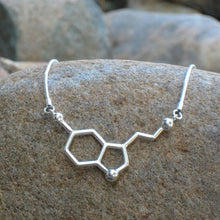 Load image into Gallery viewer, New Fashion Pendant Necklace Happy Hormone Serotonin Molecule, Happiness Signal 5-ht Pendant Couple The Best Gift Wholesale