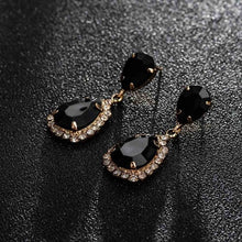 Load image into Gallery viewer, YFJEWE Bride Earrings Cosmetic Geo ZhaoHao Popular Rhinestone Crystal Drop Earring For Wedding Dress Fashion Baldpates  #E043