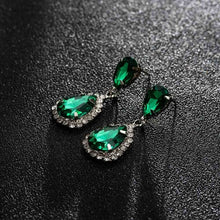 Load image into Gallery viewer, YFJEWE Bride Earrings Cosmetic Geo ZhaoHao Popular Rhinestone Crystal Drop Earring For Wedding Dress Fashion Baldpates  #E043