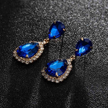Load image into Gallery viewer, YFJEWE Bride Earrings Cosmetic Geo ZhaoHao Popular Rhinestone Crystal Drop Earring For Wedding Dress Fashion Baldpates  #E043