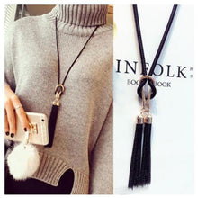 Load image into Gallery viewer, 2018 New Arrival Female Pendant Necklace Tassel Long Winter Sweater Chain Necklace Women Necklaces Wholesale Sales