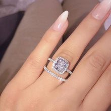 Load image into Gallery viewer, Fashion Silver Ring Women Large Cubic Zirconia Ring AILEND Design Trend Ring Female Statement Party Gift Drop shipping 2019
