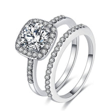 Load image into Gallery viewer, Fashion Silver Ring Women Large Cubic Zirconia Ring AILEND Design Trend Ring Female Statement Party Gift Drop shipping 2019