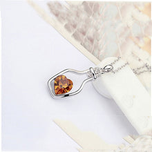 Load image into Gallery viewer, New Fashion Women Popular Crystal Necklace Love Drift Bottles Stylish Wild Jewely Suitable For All Occasions z0501